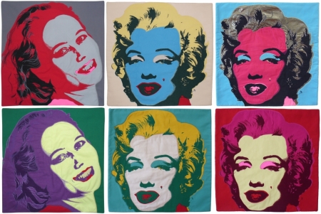 Andy Warhol v patchworku